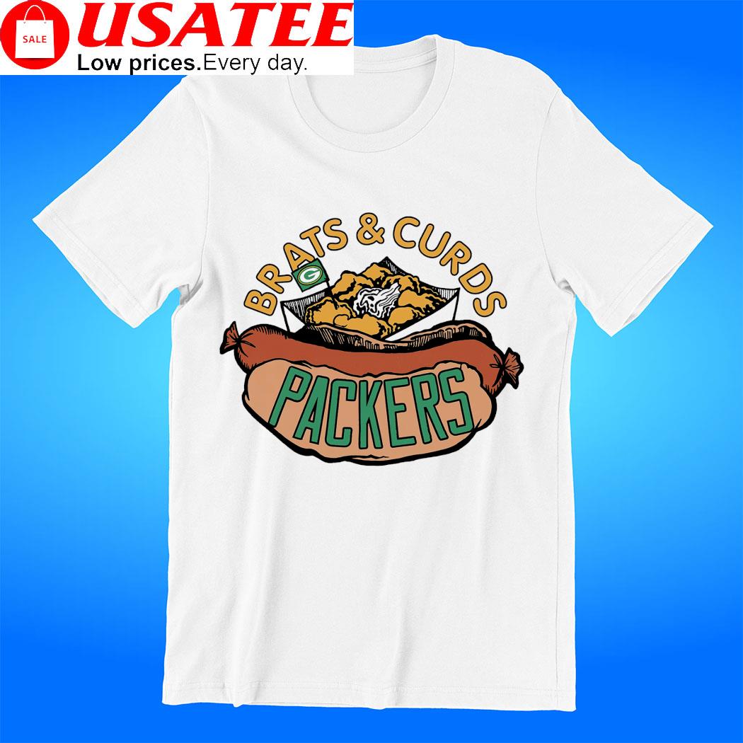 Brats Curds Packers Shirt Nfl X Flavortown Green Bay Packers