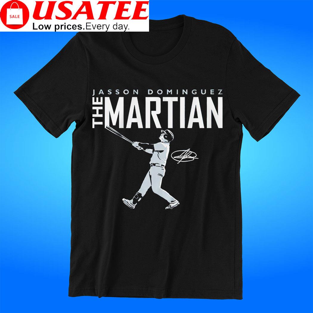 Jasson Dominguez New York Yankees The Martian signature shirt, hoodie,  sweater, longsleeve and V-neck T-shirt