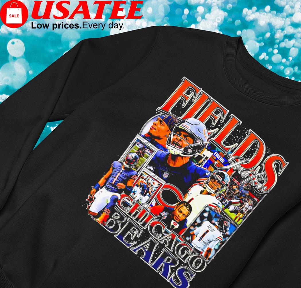 Justin Fields Chicago Bears Caricature shirt, hoodie, sweater, long sleeve  and tank top