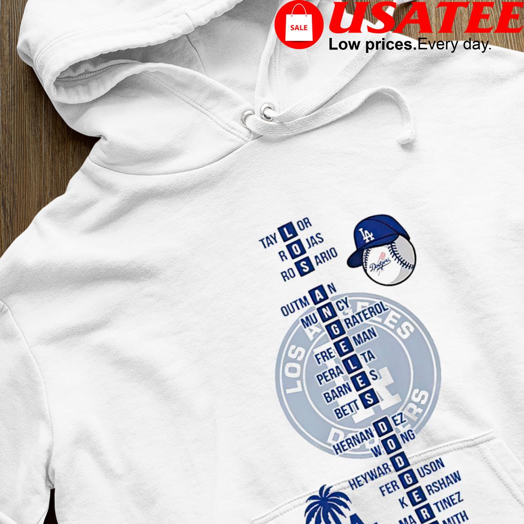 Los Angeles Dodgers by name players 2023 shirt, hoodie, sweater, long  sleeve and tank top