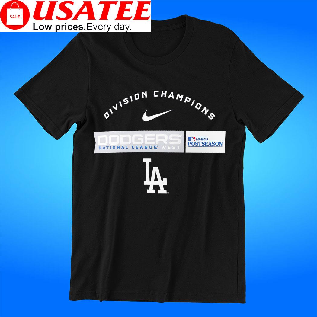 Los Angeles Dodgers Nike 2023 Nl West Division Champions T-Shirt