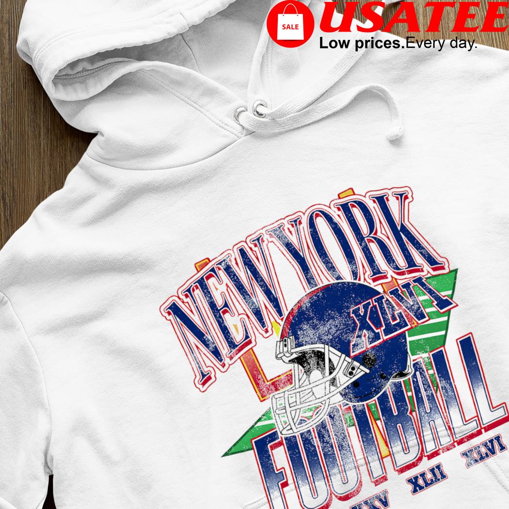 New York Giants Helmet Retro  Vintage New York Giants T-Shirt