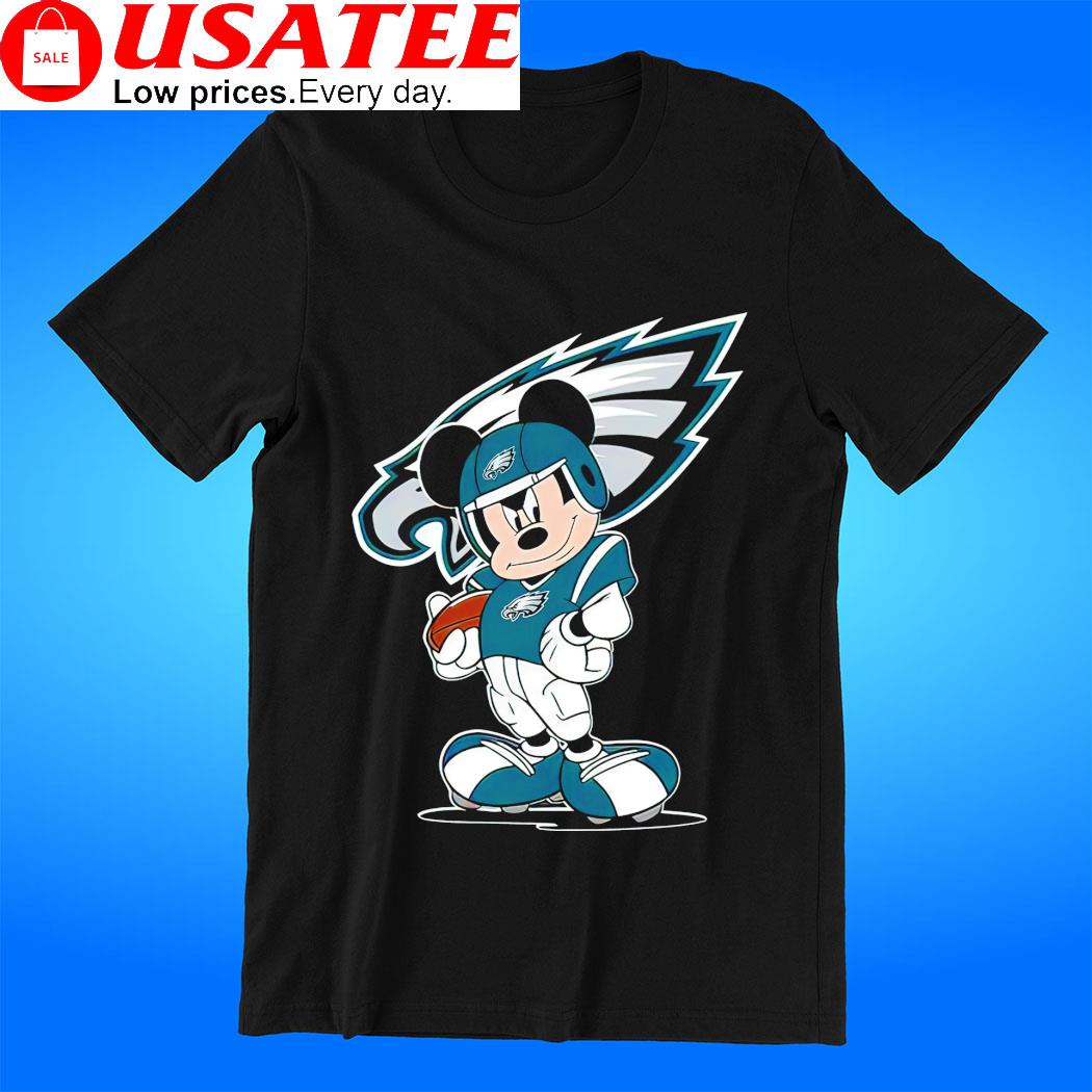 Philadelphia eagles NFL mickey mouse player cartoon 2023 T shirt