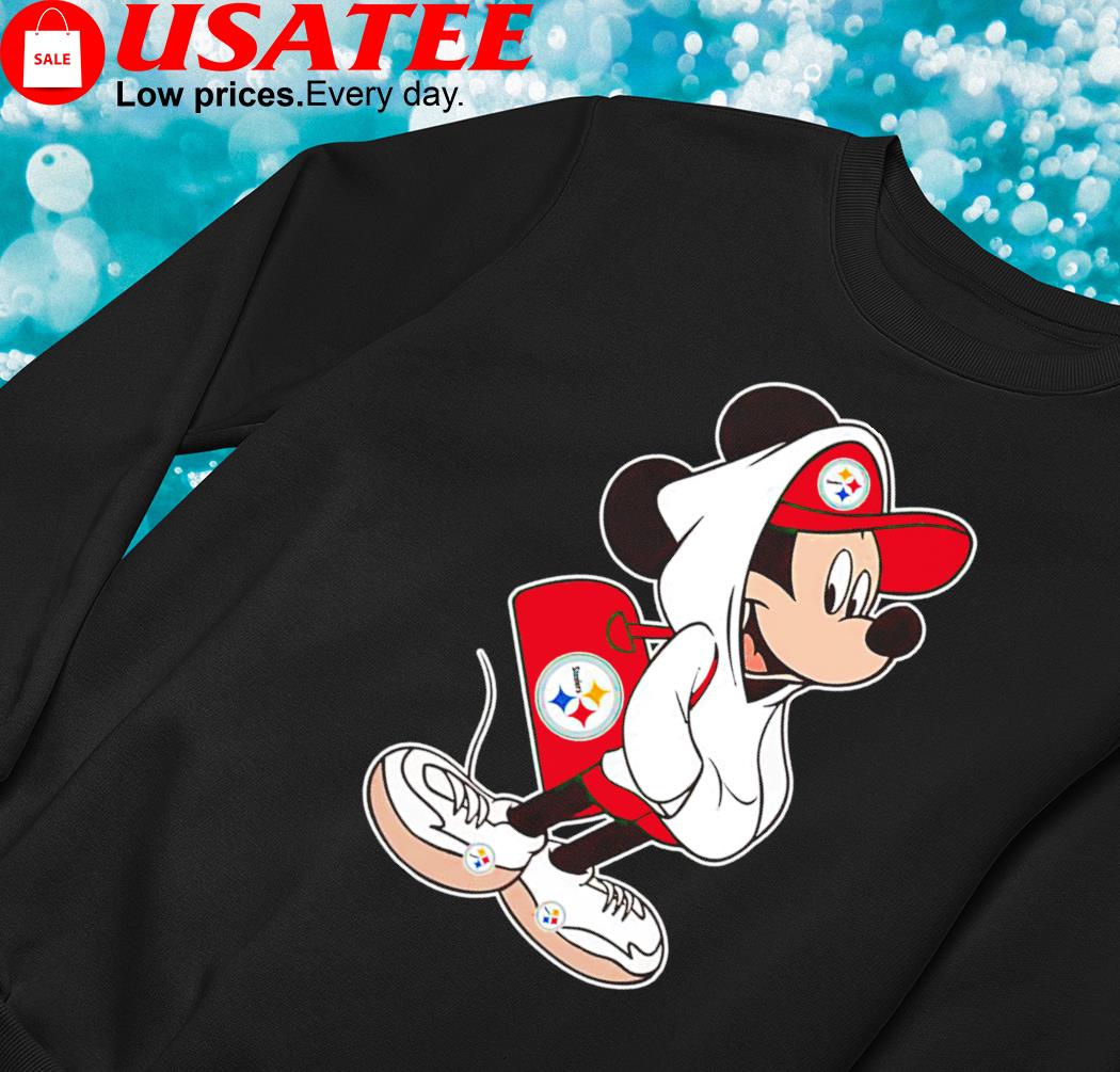 NFL Pittsburgh Steelers Mickey Mouse And Minnie Mouse Shirt