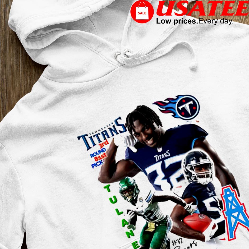 Tennessee Titans 3rd round 81st Pick RB Tyjae Spears signature shirt,  hoodie, sweater, long sleeve and tank top