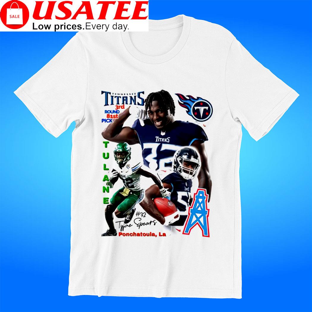 Tennessee Titans 3rd round 81st Pick RB Tyjae Spears signature shirt,  hoodie, sweater, long sleeve and tank top