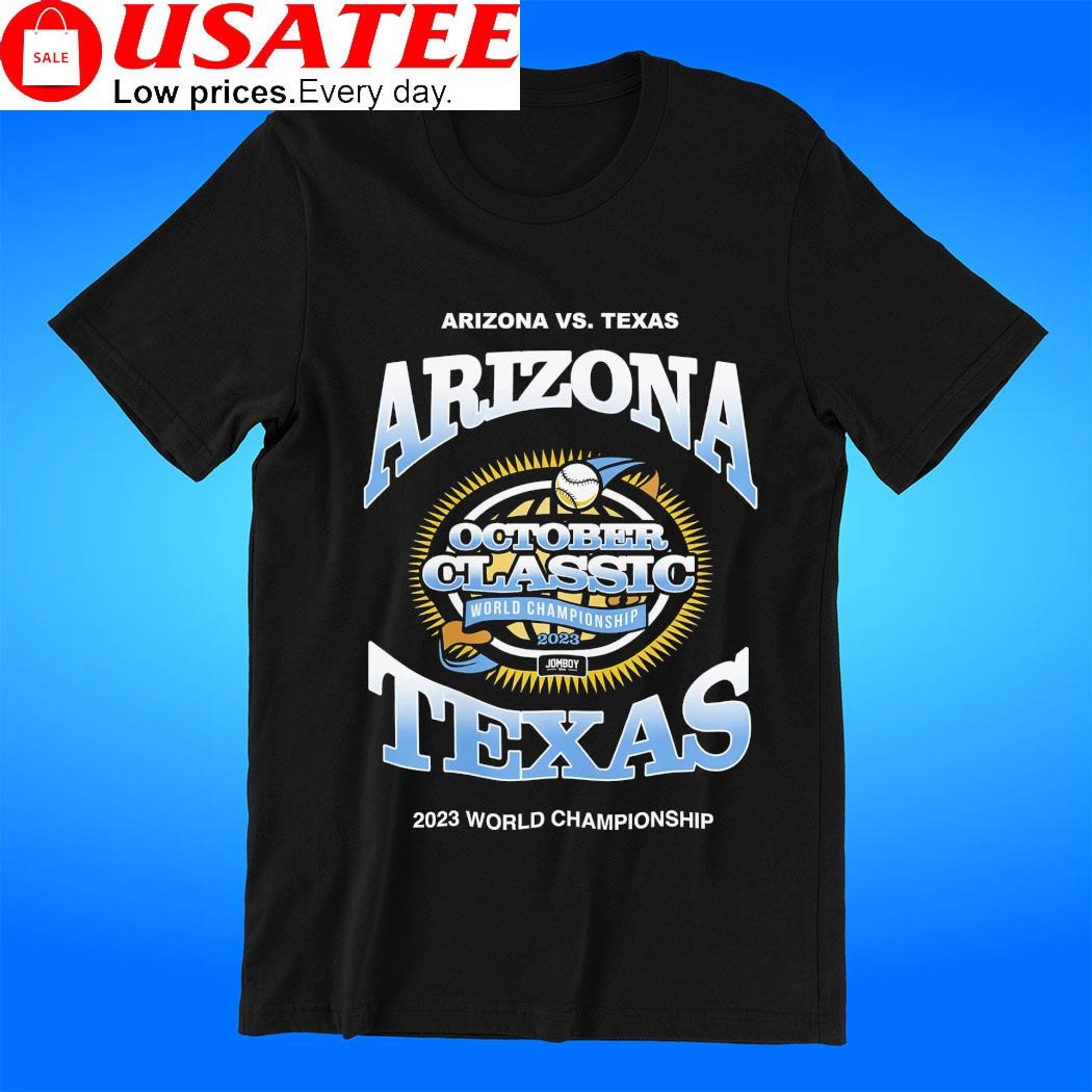 Arizona Diamondbacks vs Texas Rangers October Classic World Championship 2023 logo shirt