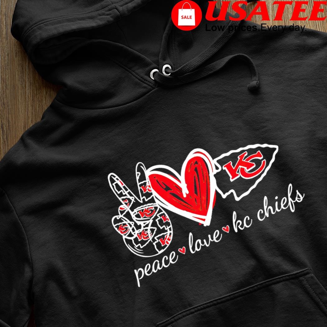 Peace Love Kansas City Chiefs T-Shirt, hoodie, sweater and long sleeve