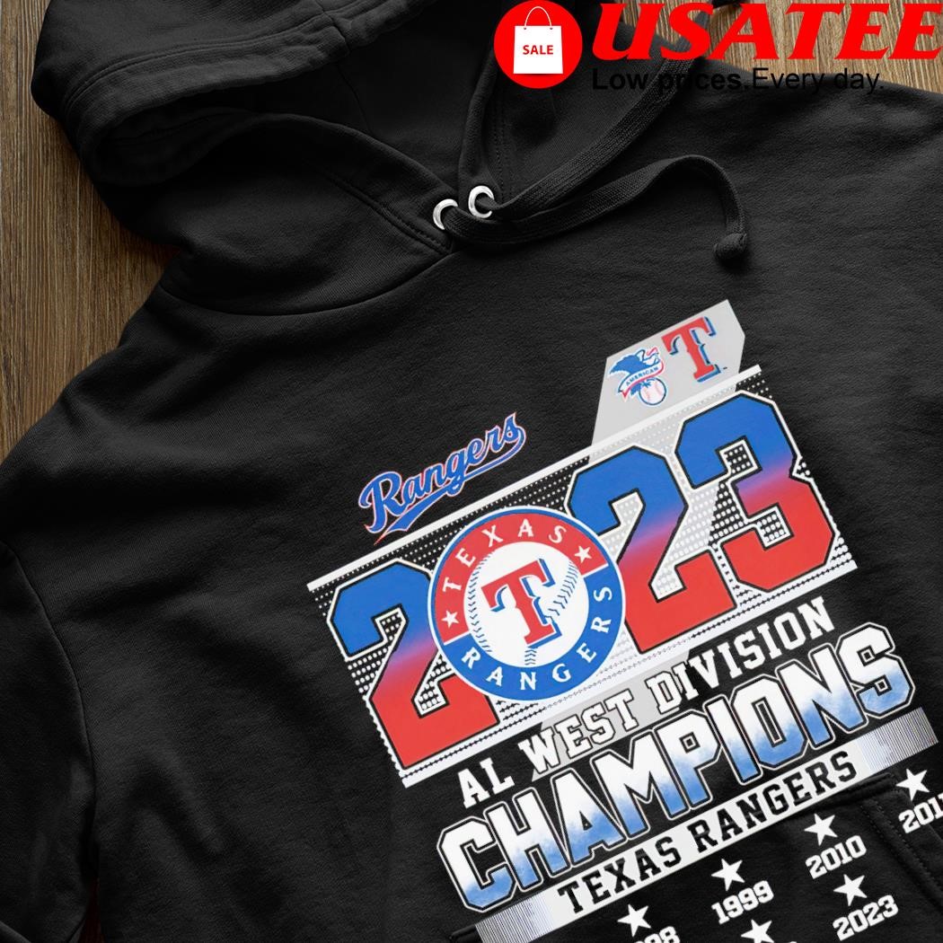 Texas Rangers 2023 AL West Division Champions 8X Champs shirt