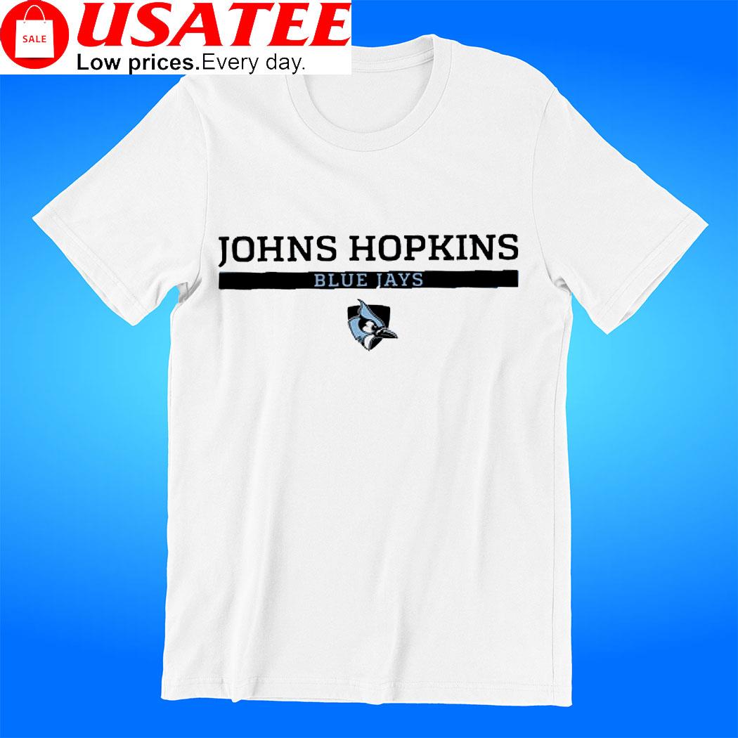 Youth White Johns Hopkins Blue Jays Logo Comfort Colors T-Shirt