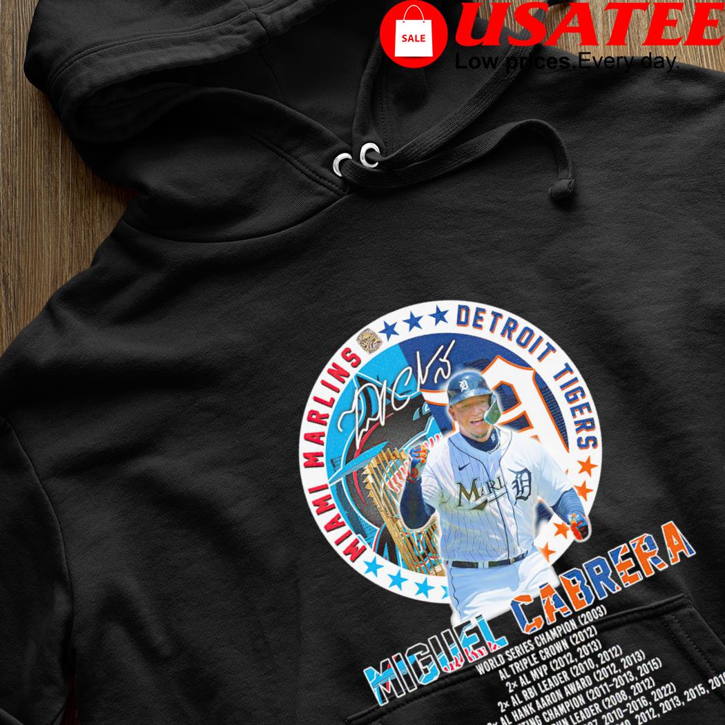 Official miguel Cabrera Detroit Tigers And Florida Marlins T Shirt, hoodie,  sweatshirt for men and women