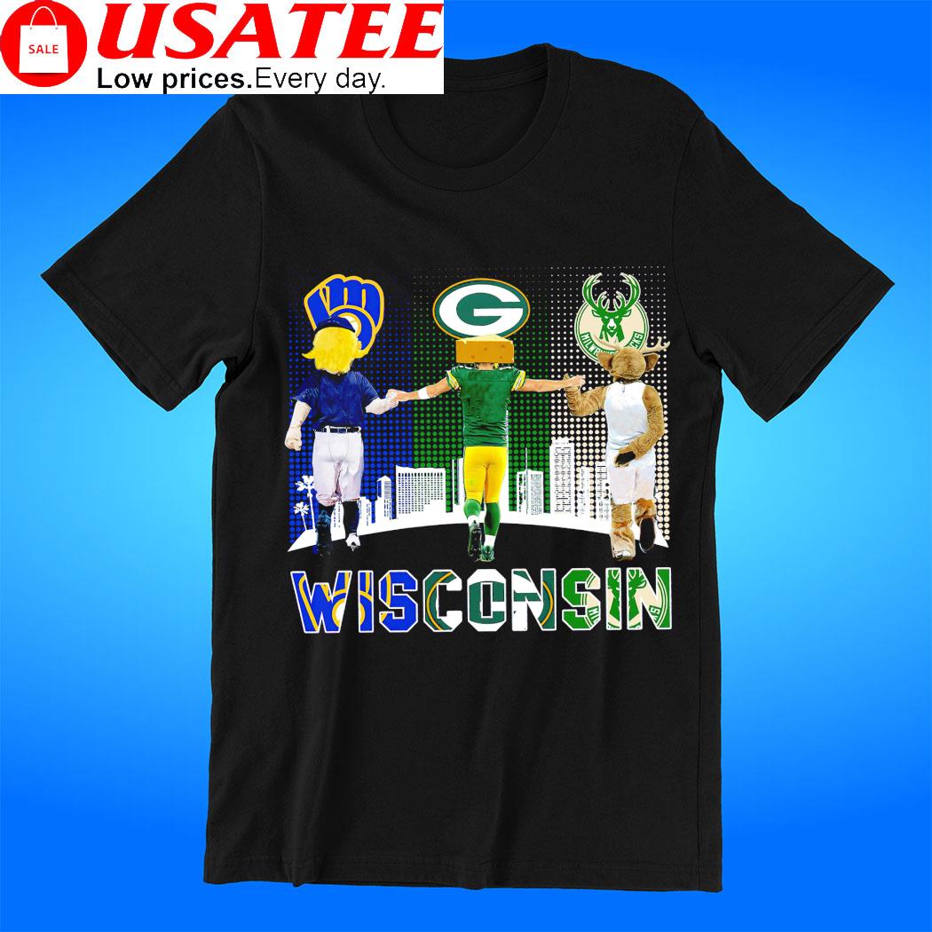 American Flag Milwaukee Brewers Bucks And Packers 2023 shirt - Teecheaps