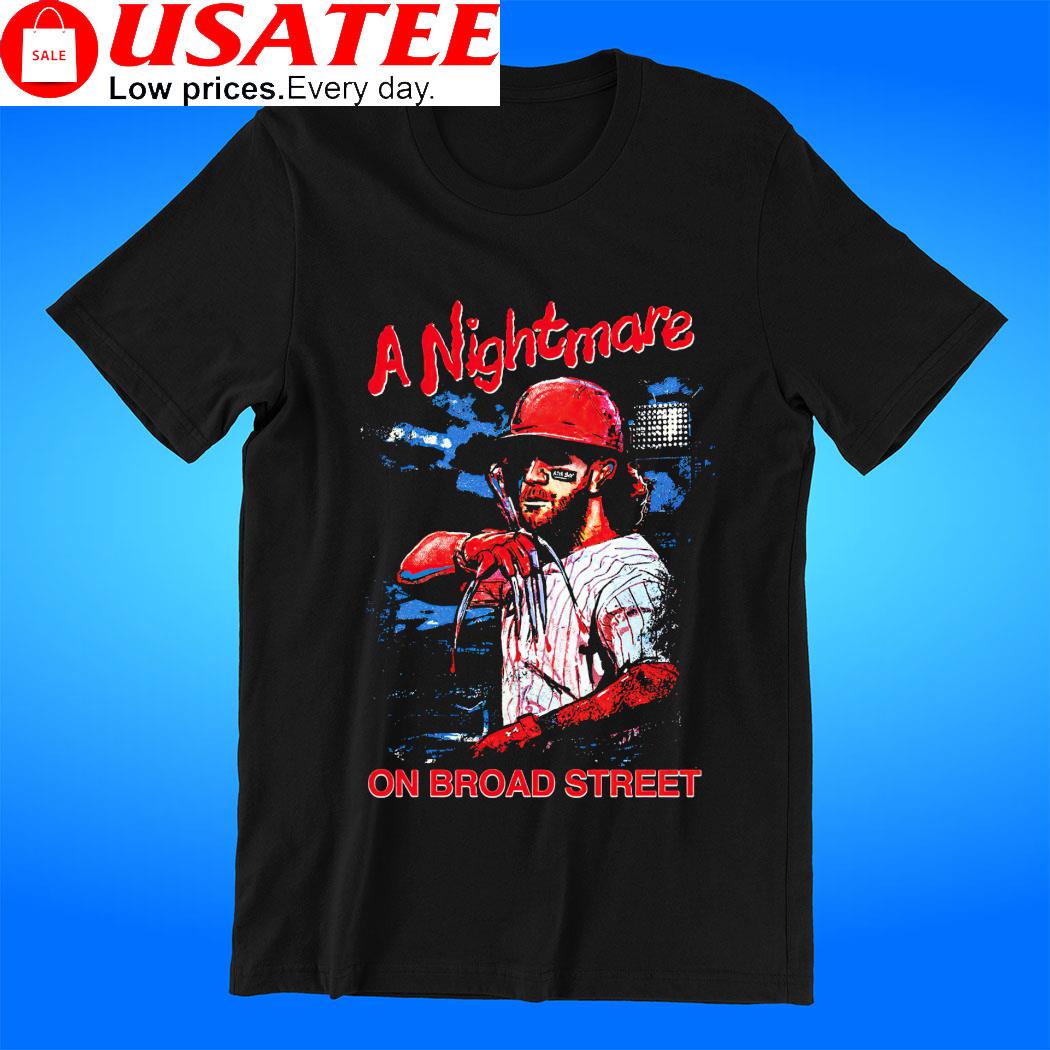 Phillies Bryce Harper A Nightmare On Broad Street Shirt, hoodie