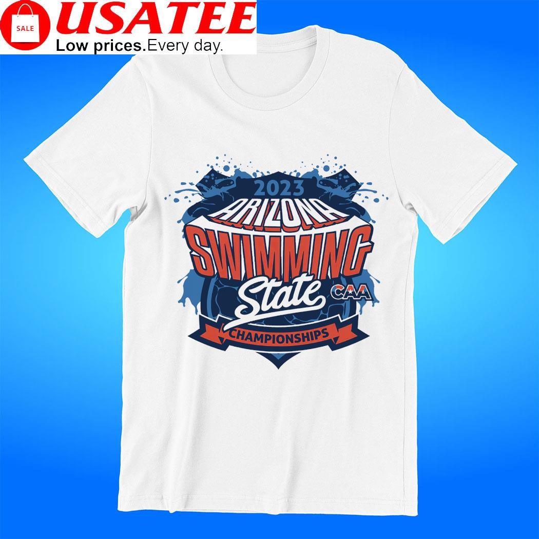 2023 CAA Arizona State Championship Swimming logo t-shirt
