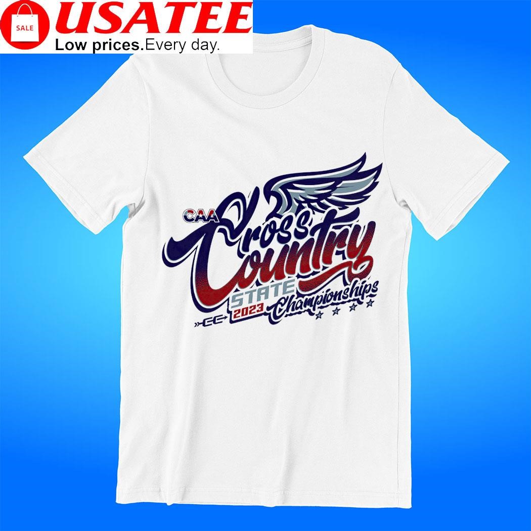 2023 CAA State Championships Cross Country logo t-shirt