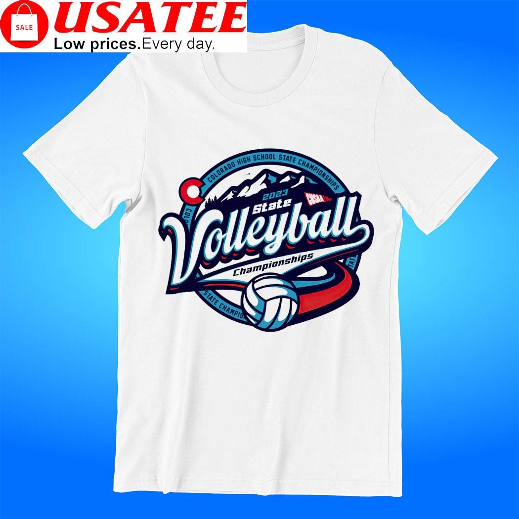 2023 CHSAA Colarado High School State Championship Girls Volleyball logo t-shirt