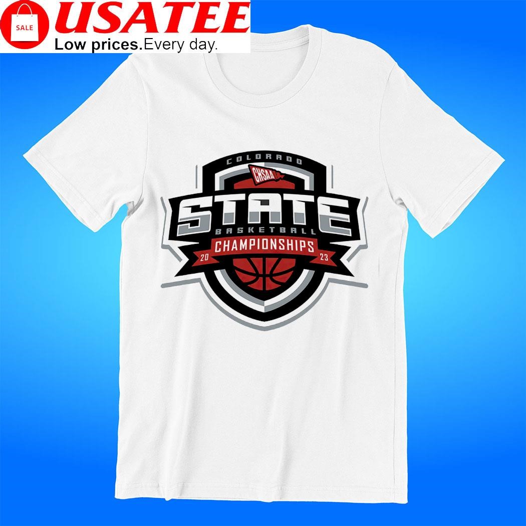 2023 CHSAA Colorado State Championship Basketball logo t-shirt