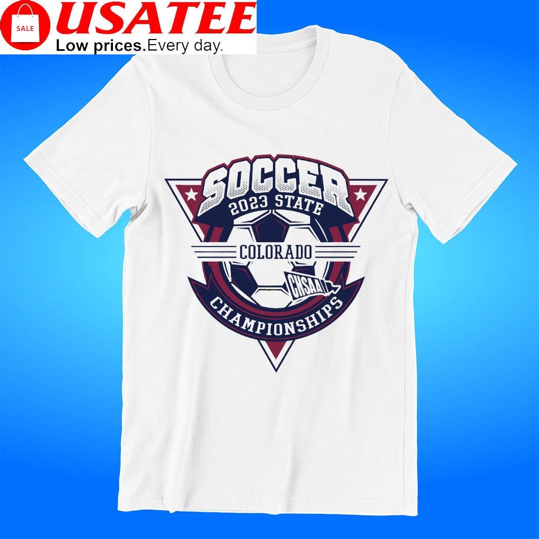 2023 CHSAA Colorado State Championship Boys Soccer logo t-shirt