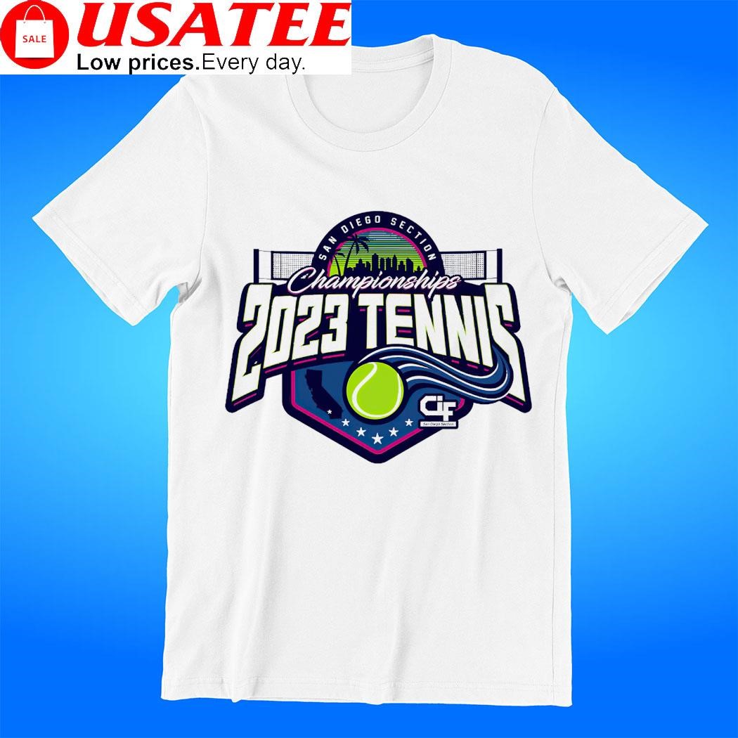 2023 CIF San Diego Sectional Championship Girls Tennis logo t-shirt