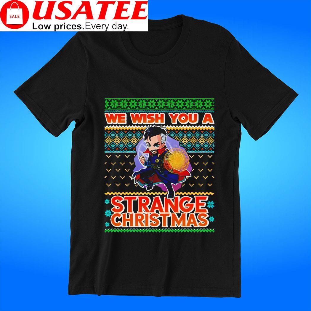 Doctor Strange we wish you a Strange Christmas ugly t-shirt