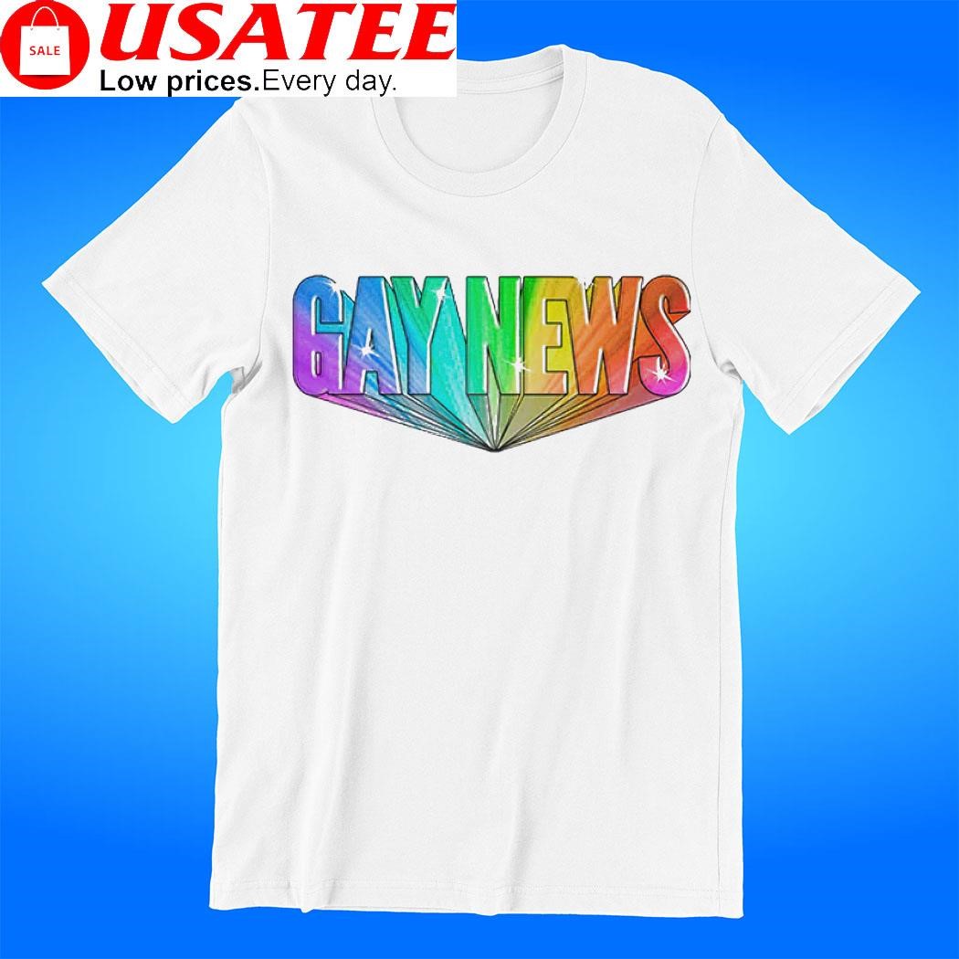 Gay news colorful t-shirt