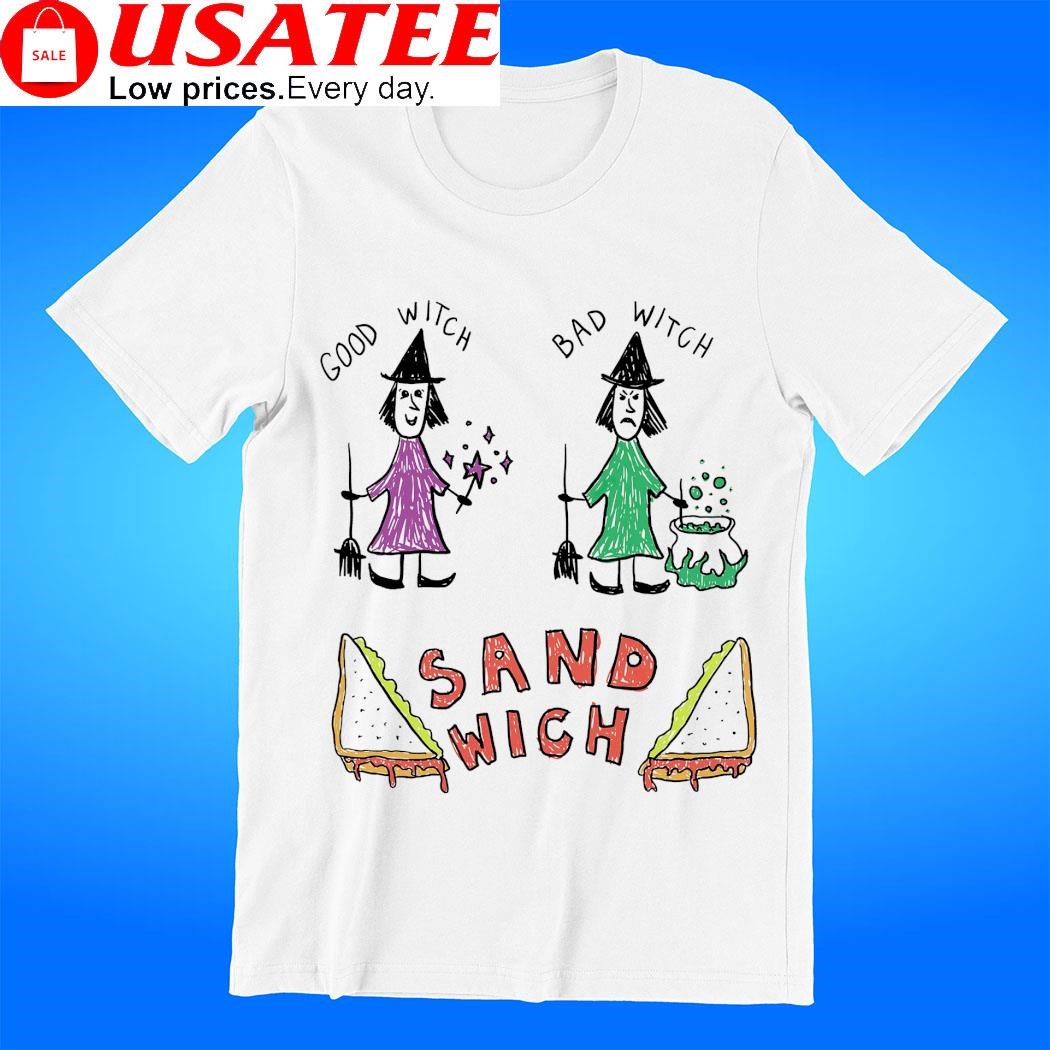 Good witch bad witch sandwich art t-shirt