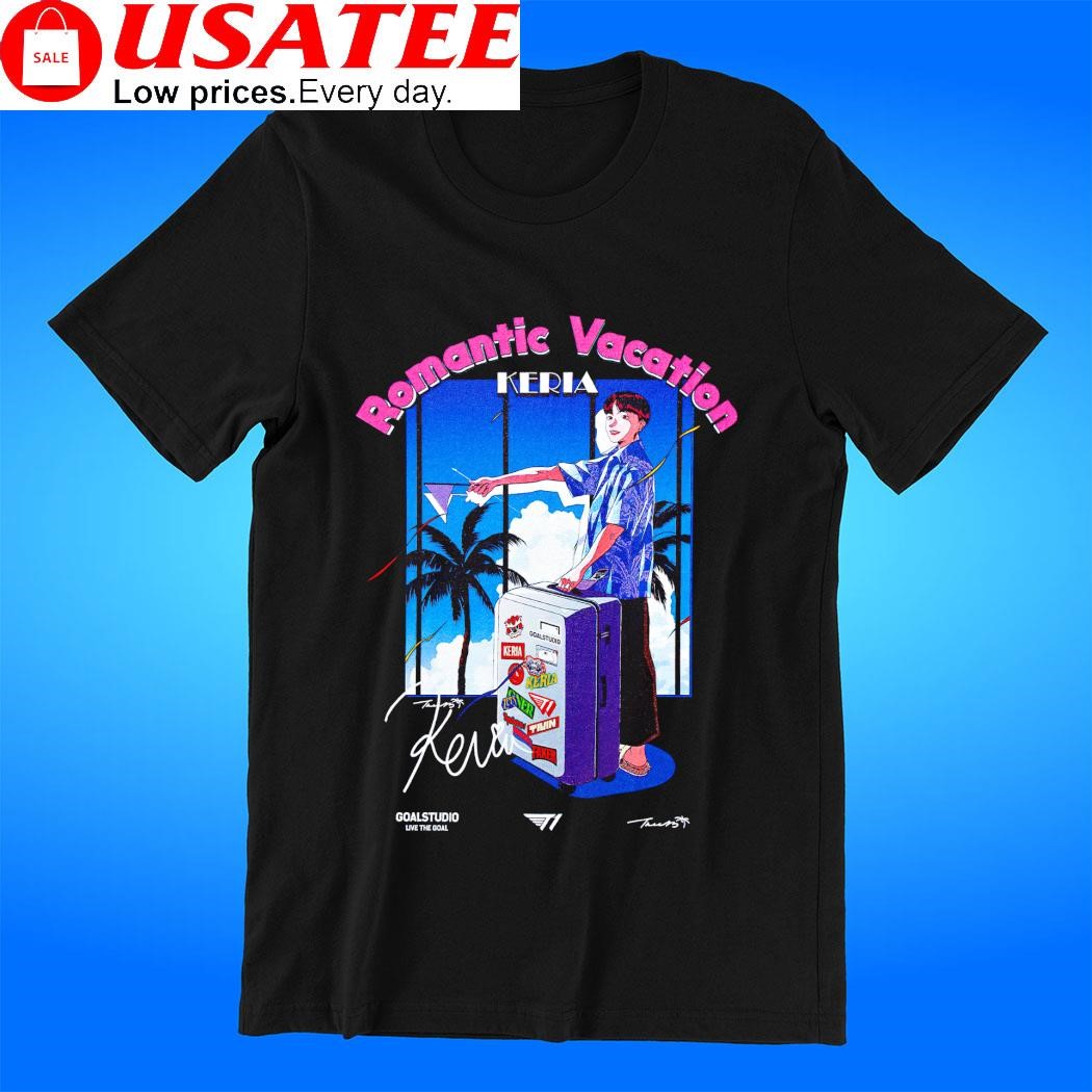 Keria romantic vacation signature art t-shirt