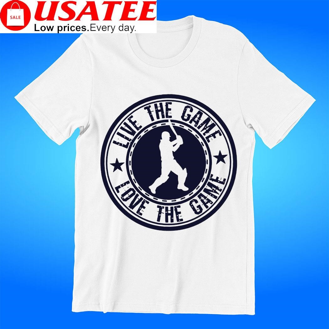 Live the game love the game logo t-shirt