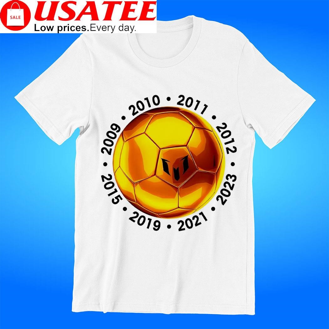 Messi winner Ballon D'Or 8 Gold Years El Mejor Del Mundo shirt