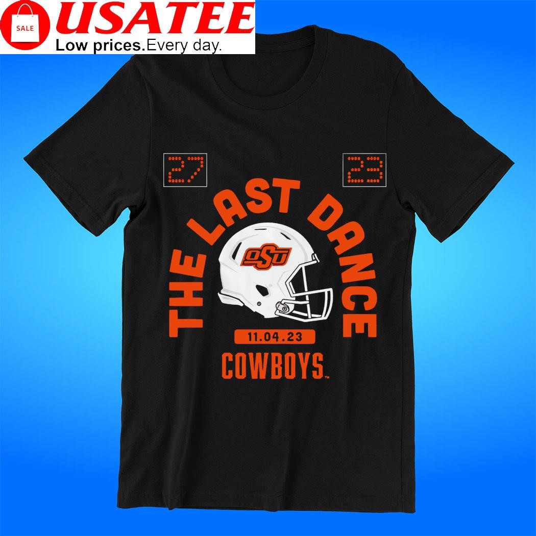 Oklahoma State Cowboy the last dance helmet 2023 shirt