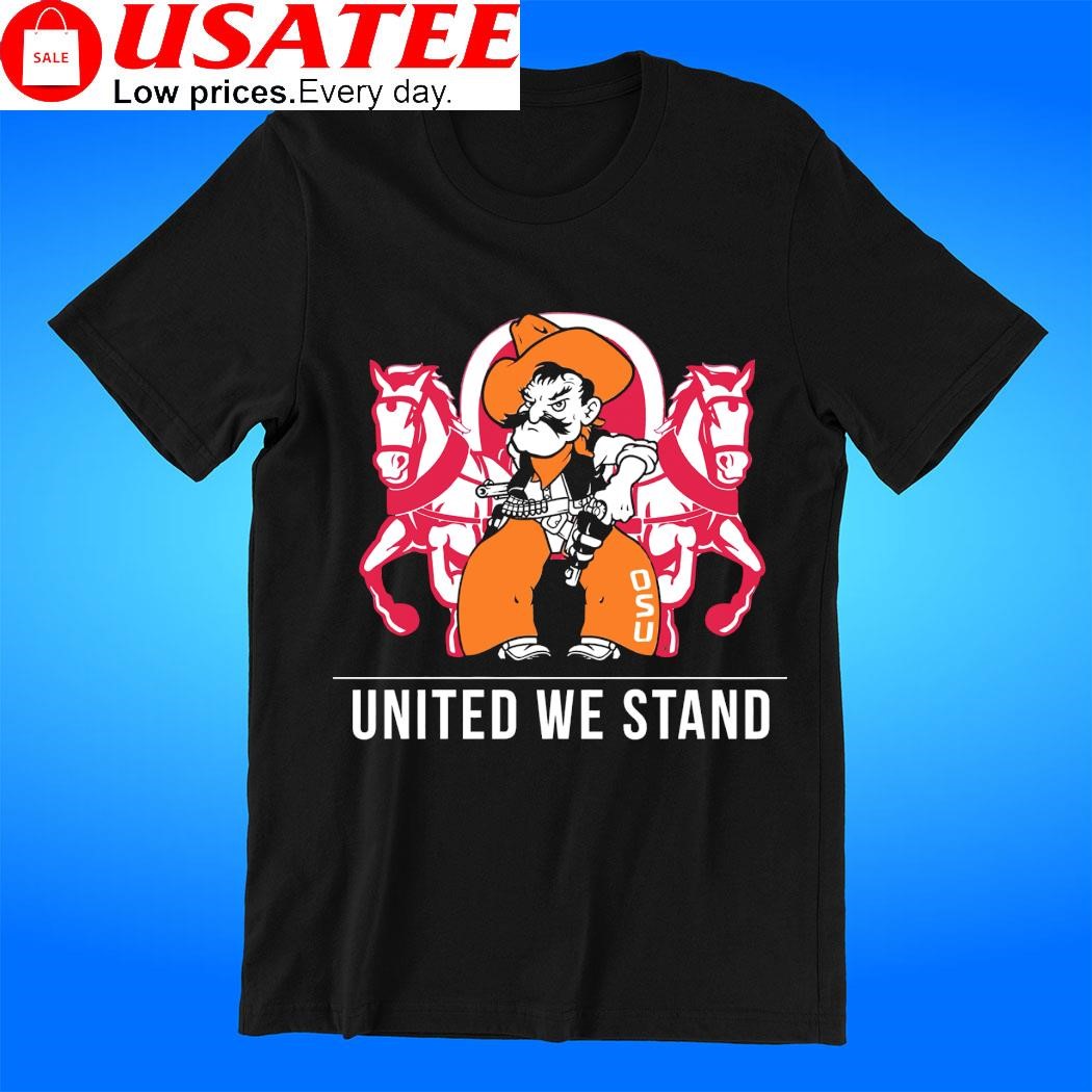 Oklahoma State Cowboys united we stand horse mascot t-shirt