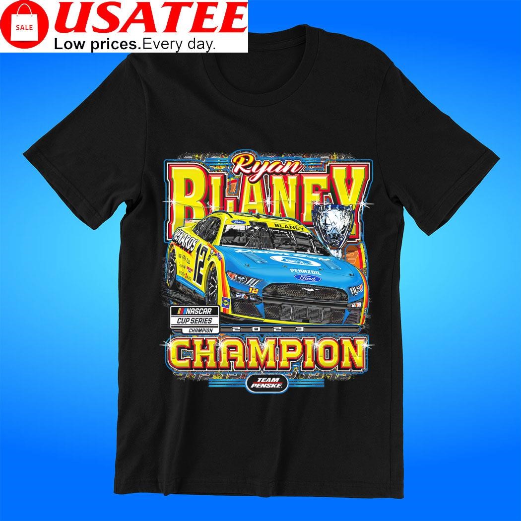 Ryan Blaney 2023 NASCAR Cup Series Champion Team Penske racing car shirt