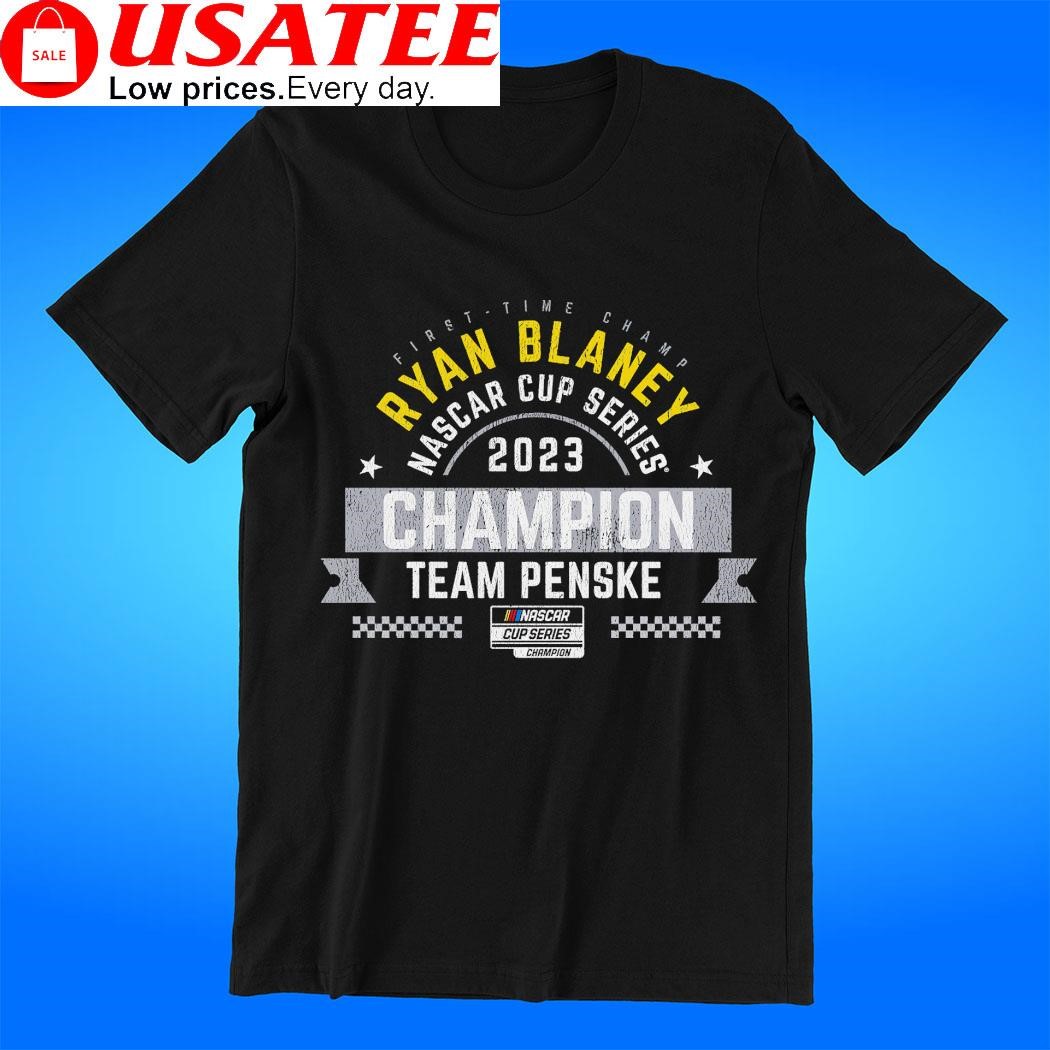 Ryan Blaney Team Penske 2023 NASCAR Cup Series Champion logo shirt