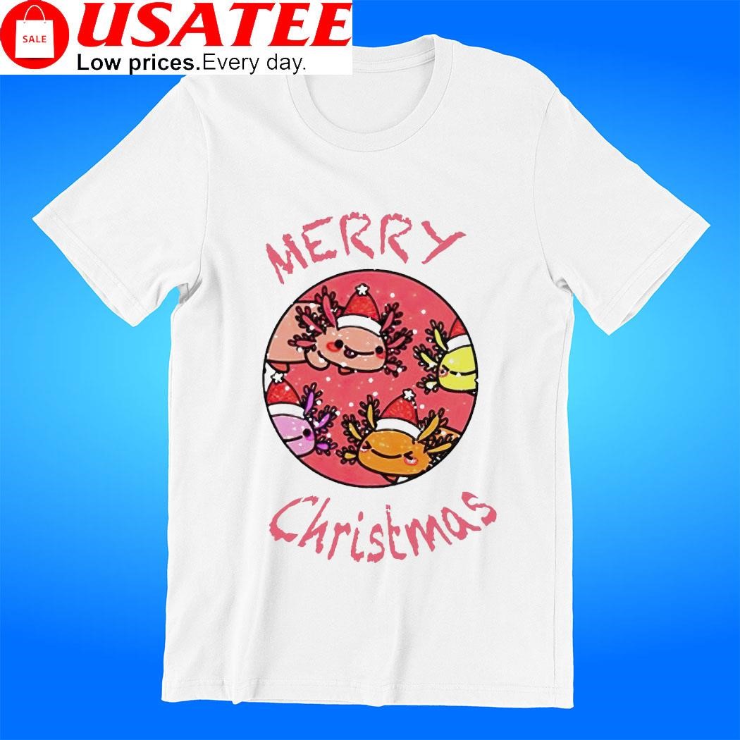 Santa Axolotl Merry Christmas 2023 t-shirt