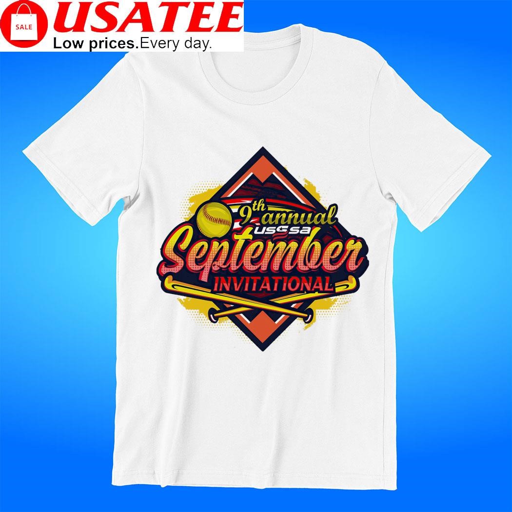 USSSA New York Fast Pitch 9th annual September Invitational 2023 logo shirt
